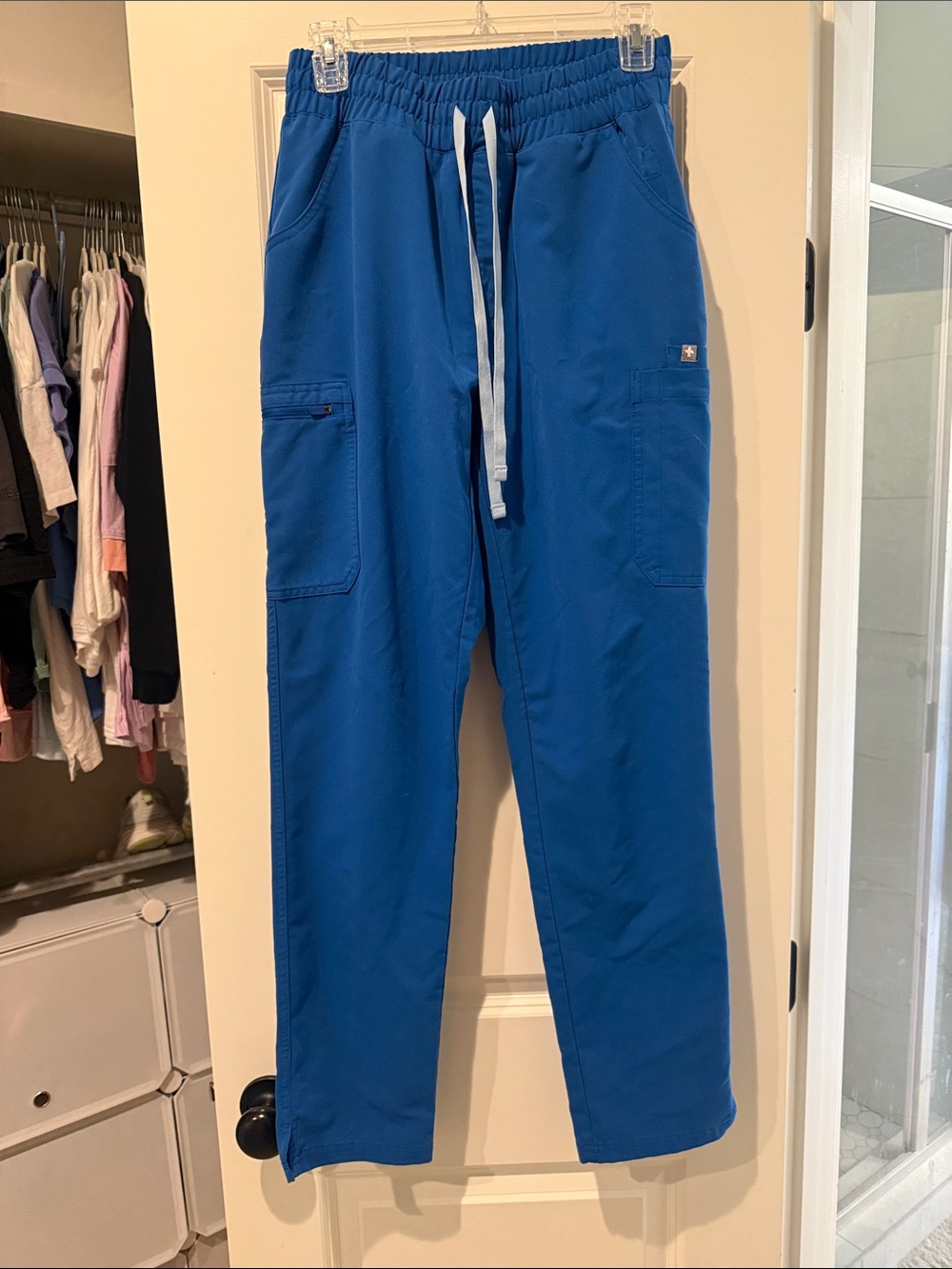 Royal blue Fig scrub pants